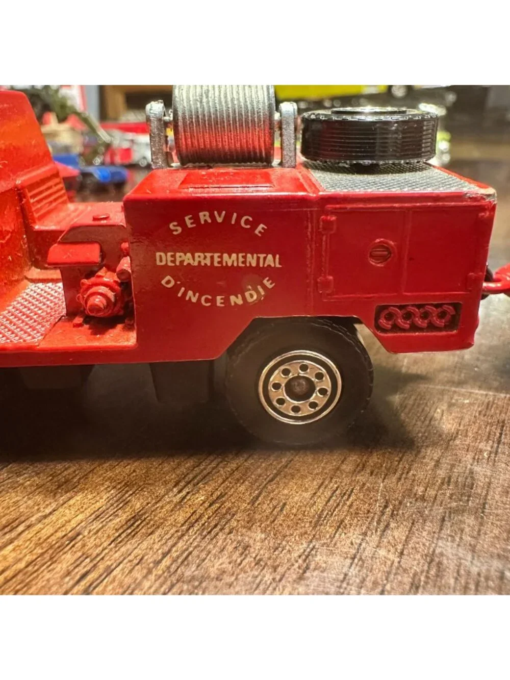 Vintage Solido Toner Gam Berliet Camiva 4X4 F-F with No 360 Moto Pumpe Guinard F